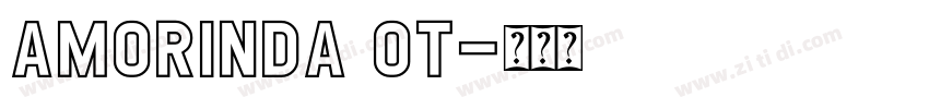 Amorinda OT字体转换